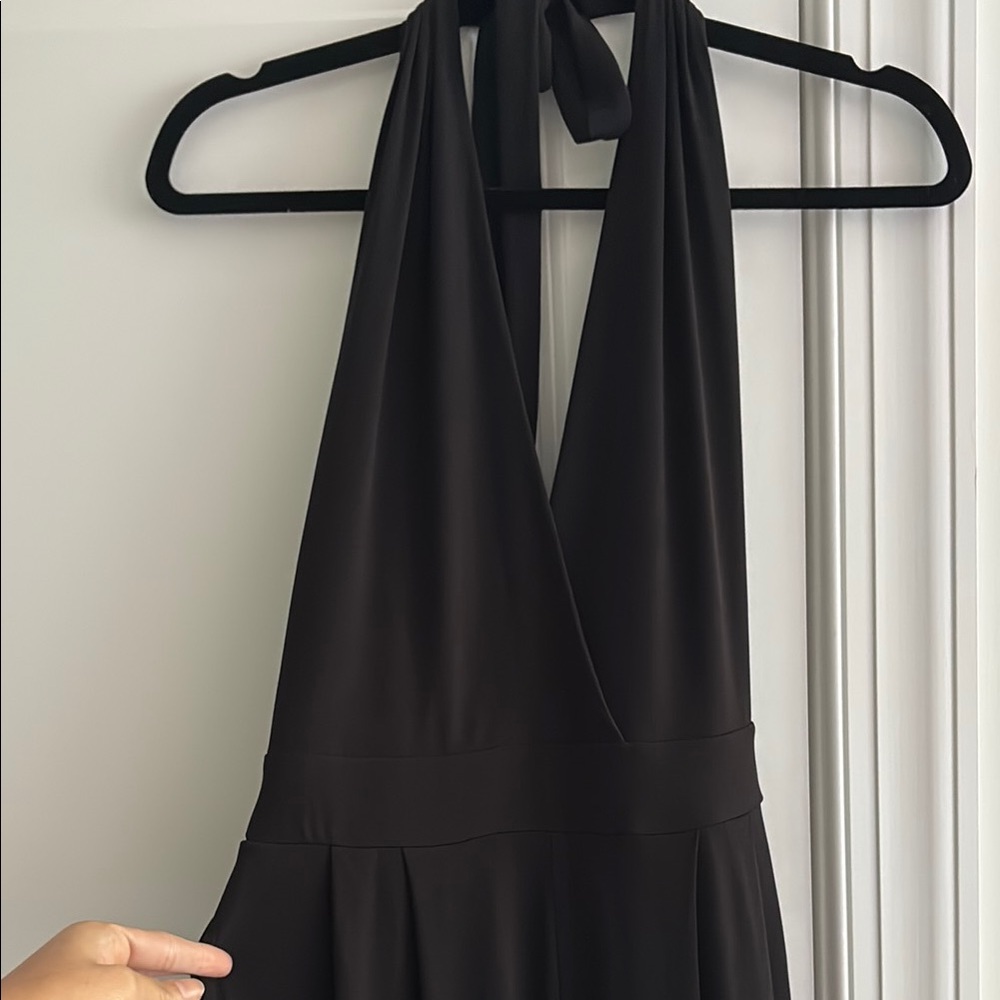 Black Halter Jumpsuit